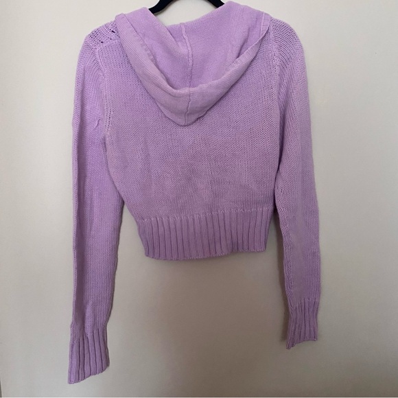 vintage y2k knit hoodie - Picture 4 of 5